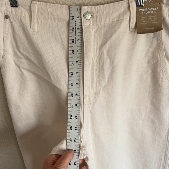 Madewell Wide Sweep Denim Trousers‎ Womens Size
30 Vintage Ivory - Picture 6 of 11